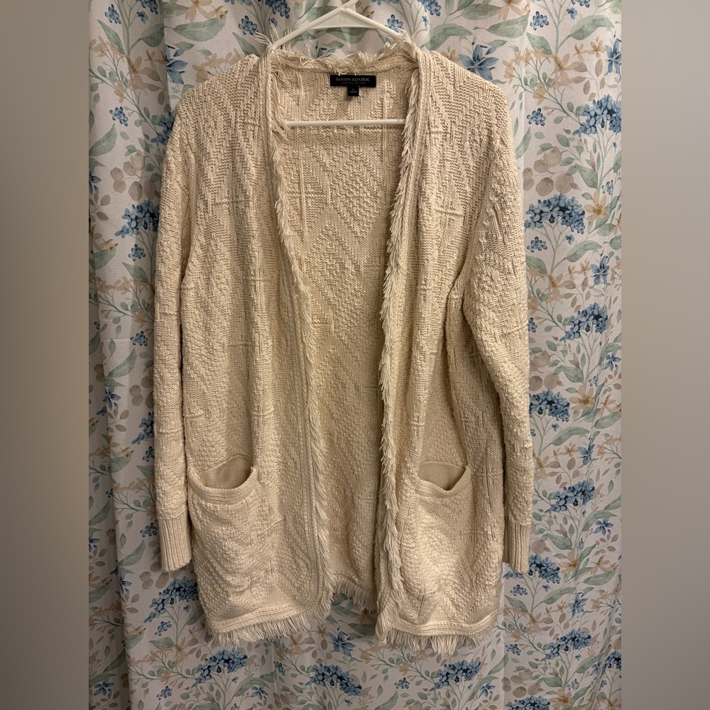 Banana Republic organic cotton cardigan